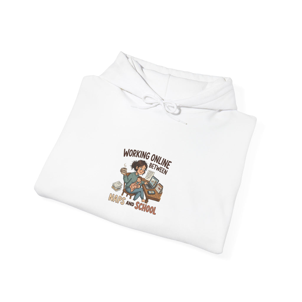 Working Online Means No School Hoodie — Funny Remote Work Student Sweatshirt