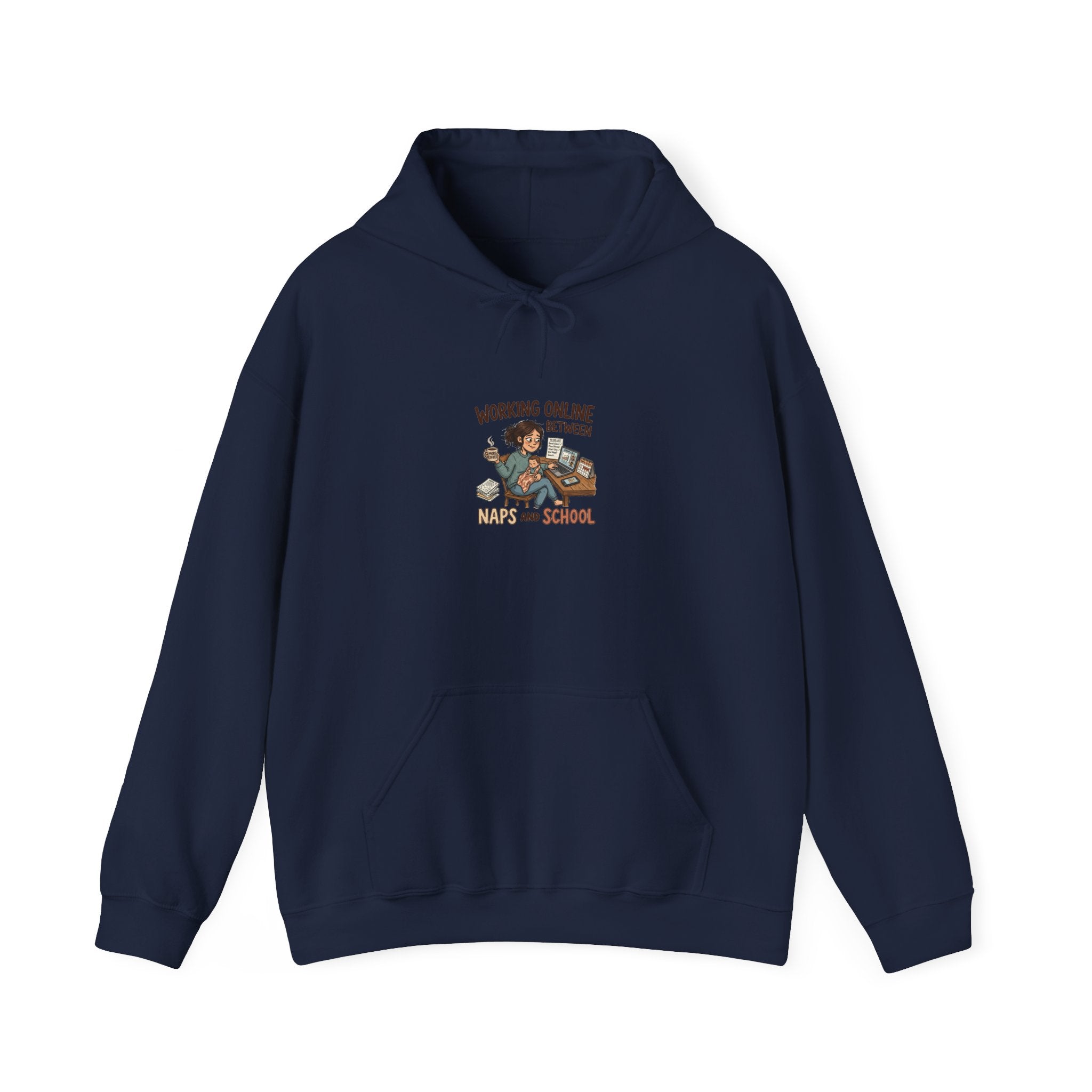 Working Online Means No School Hoodie — Funny Remote Work Student Sweatshirt