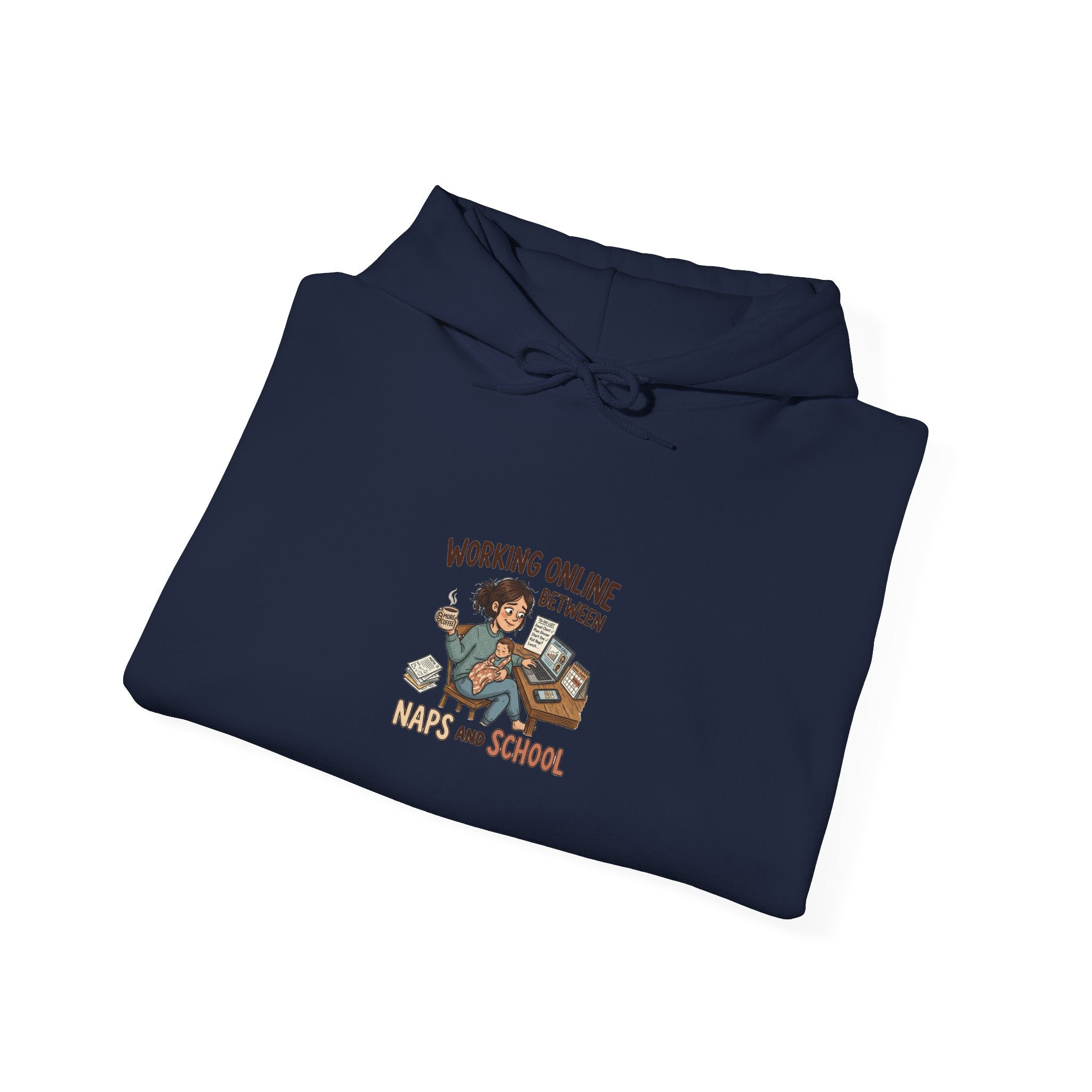 Working Online Means No School Hoodie — Funny Remote Work Student Sweatshirt
