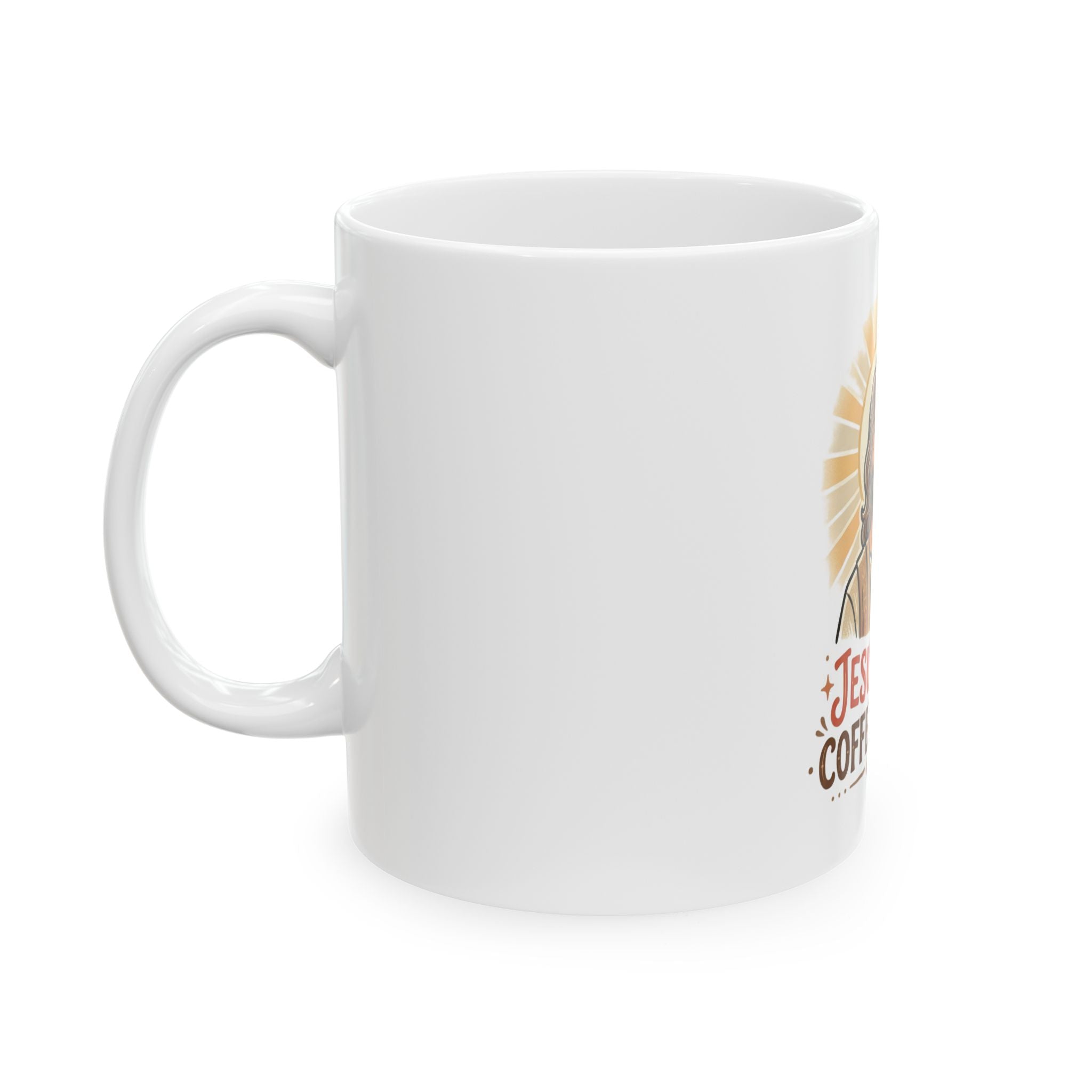 Jesus First Coffee Second Ceramic Mug – Christian Coffee Mug (11oz & 15oz)