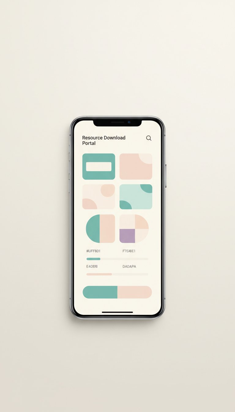 Resource Download Portal for Mobile